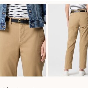 J Crew | Camel High Rise Girlfriend Chino